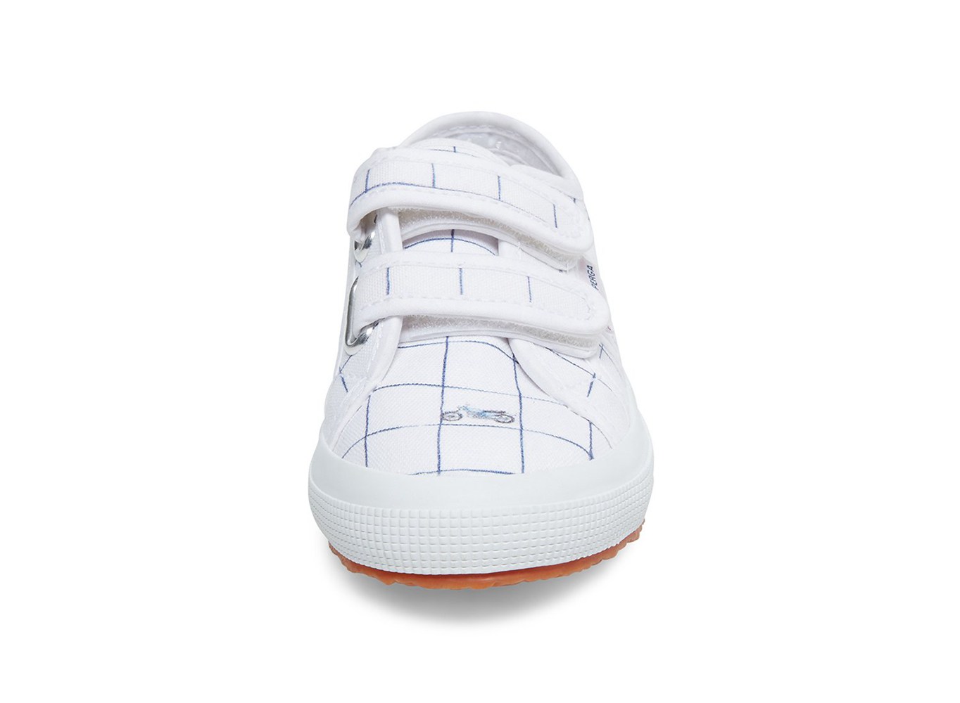 Tenis Infantil Branco/Azuis - Superga 2750 Cotjstrap Fantasy - KENWR-0321